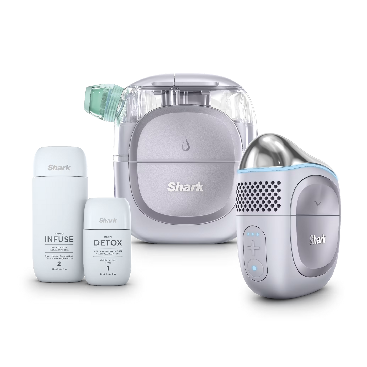 Shark™ FacialPro™ Glow At Home Hydro-Powered Facial System, Blue
