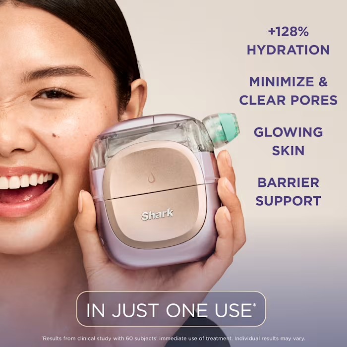 Shark™ FacialPro™ Glow At Home Hydro-Powered Facial System, Blue